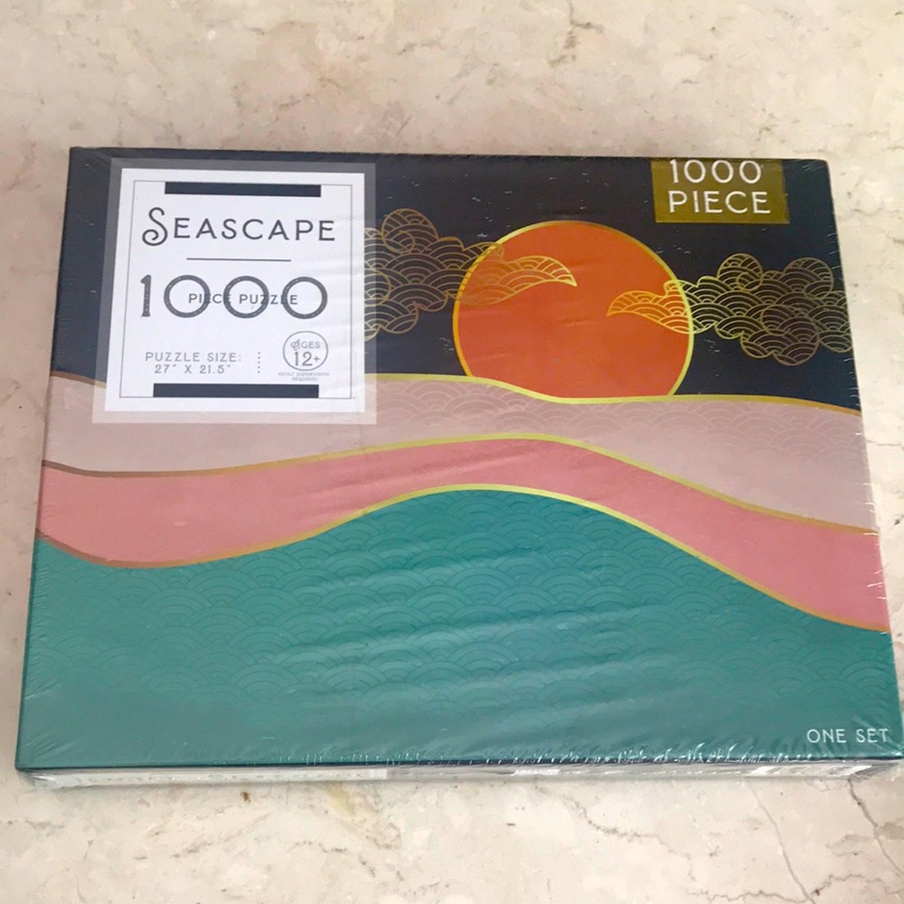 Seascape 1000 piece puzzle NEW 27” x 21.5”